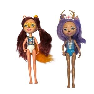 MATTEL Enchantimals Felicity Fox and Danessa Deer Dolls